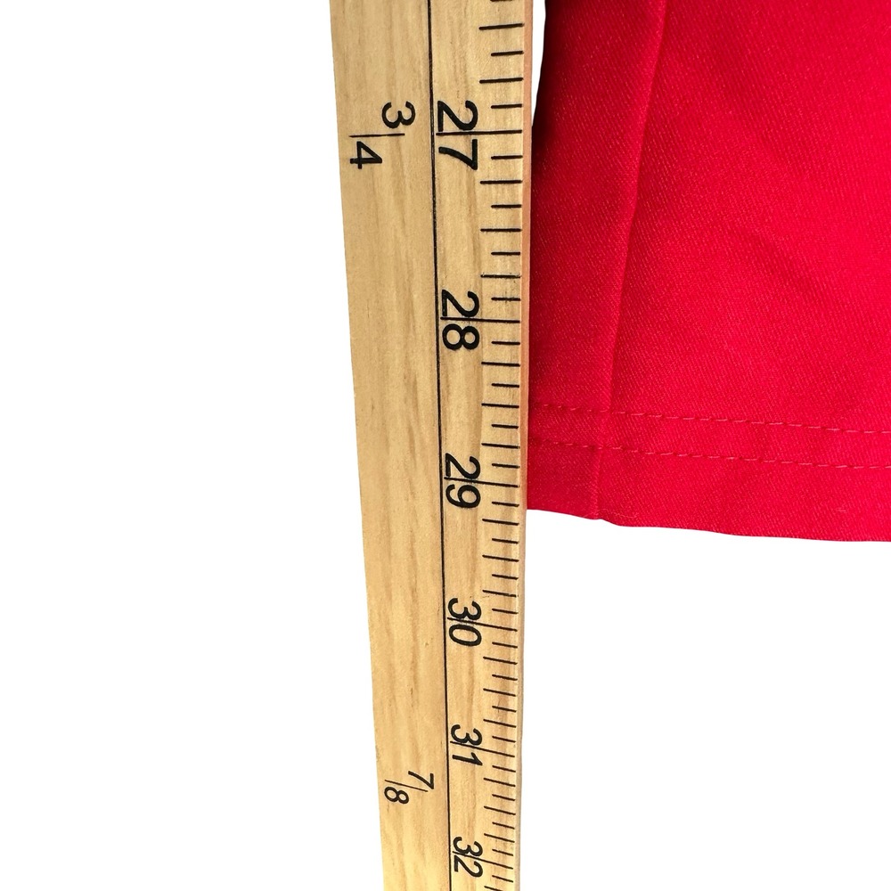 Figs High Waisted Yola Skinny Red Stretch Anti-Wrinkle Scrub Pants Size XXS - Picture 11 of 12